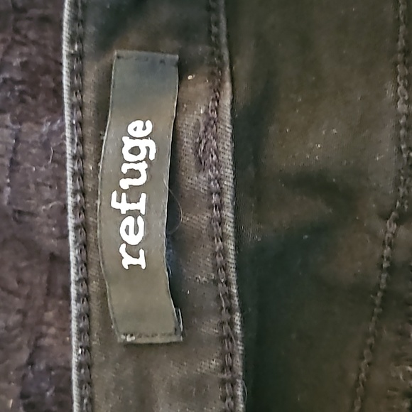 Refuge SZ 6 High Rise Black Stretchy Sailor Shorts - Picture 5 of 6